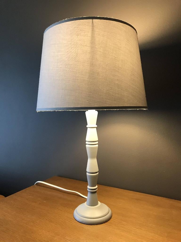 Lampe de salon, Huis en Inrichting, Lampen | Tafellampen, Ophalen, Zo goed als nieuw, Hout, 50 tot 75 cm