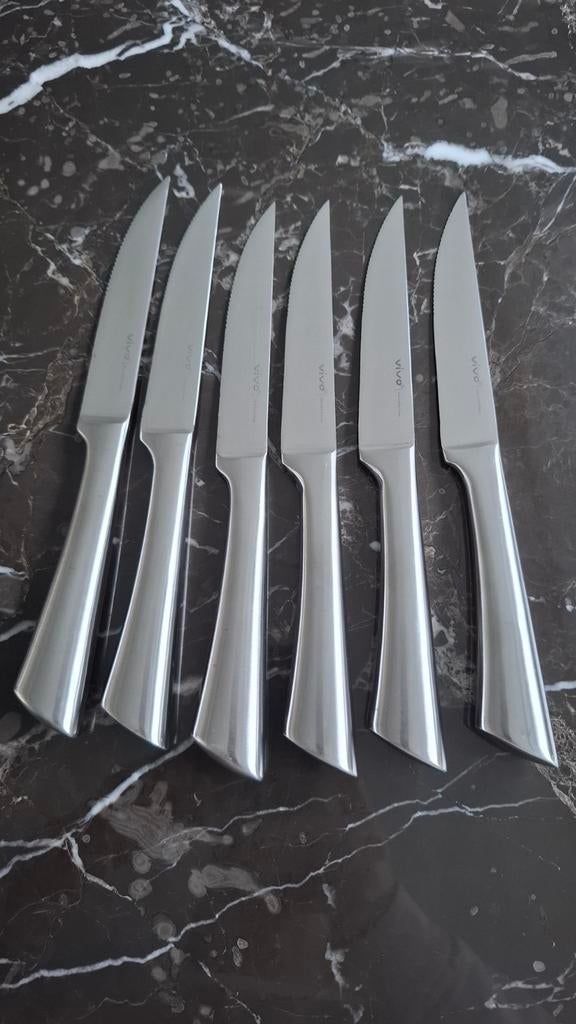 6 couteaux à steak vivo Villeroy boch, Enlèvement ou Envoi, Comme neuf