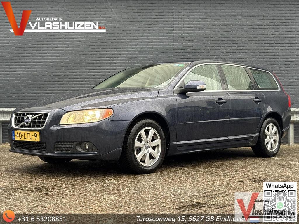 Volvo V70 2.0 D3 Kinetic Automaat | Leder | Climate | Cruise, Auto's, Volvo, Automaat, Blauw, V70, Electronic Stability Program (ESP)