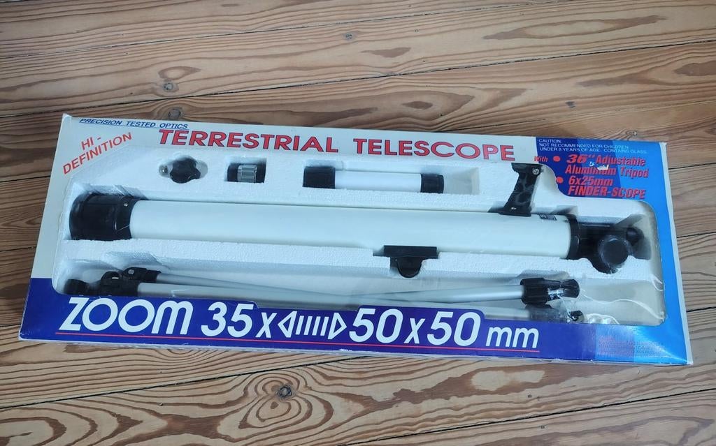 Telescoop, Ophalen, Zo goed als nieuw, Minder dan 80 mm, Met statief