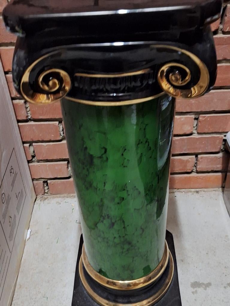 Staander met bloempot, Ophalen