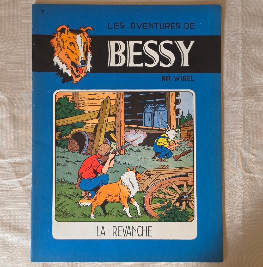 BESSY 17 ( 1 édition / 1e druk ) La Revanche 1957, Gelezen, Wirel (Vandersteen/Verschuere), Eén stripboek, Ophalen of Verzenden