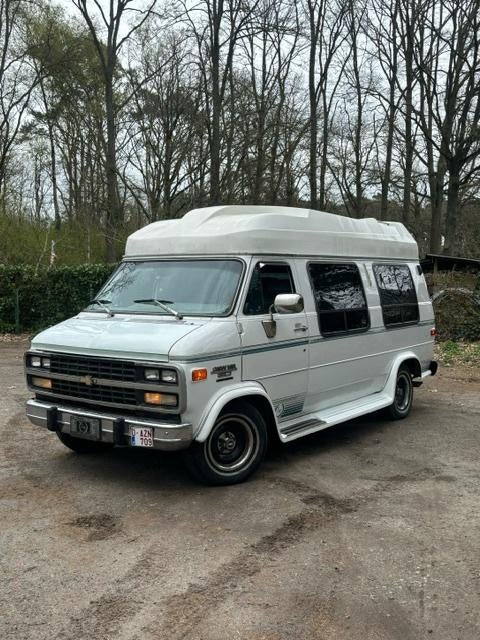 chevy van  g20, Auto's, Chevrolet, Automaat, 8 cilinders, Wit, Particulier