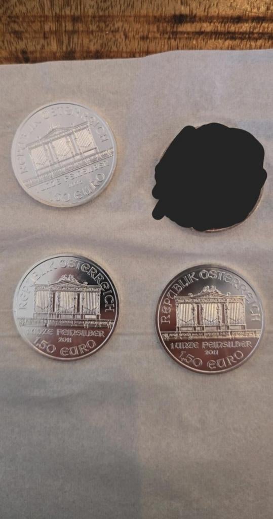 3 oz Wiener Philharmoniker pure 999 zilver, Enlèvement, Argent