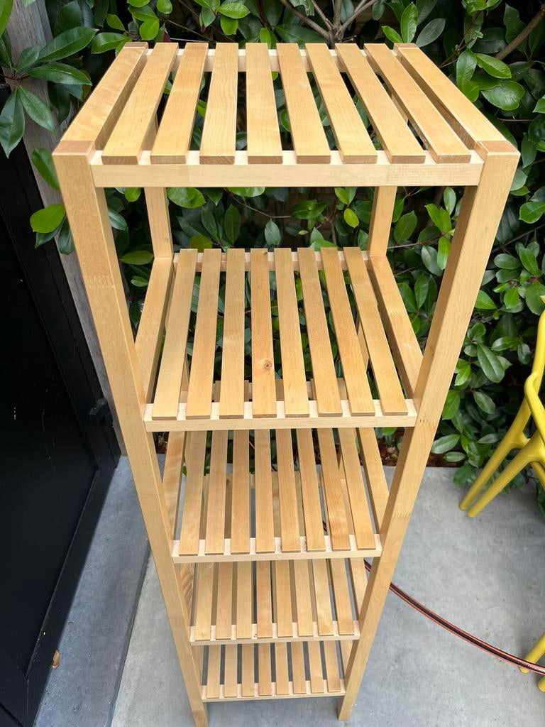 Badkamerrek bamboe ikea, Ophalen, Zo goed als nieuw