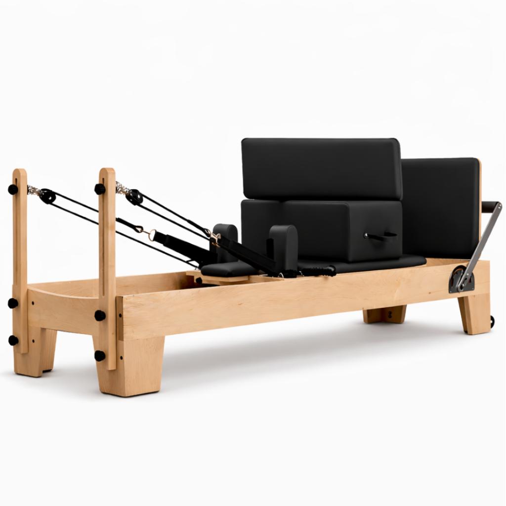 Pilates Reformer Studio Kwaliteit Hout | 6 Veren PH Fitness