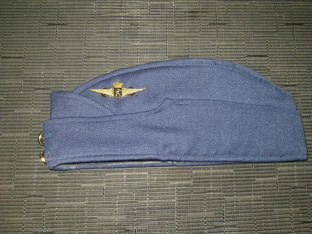 Kwartiermuts lager officier Belgische luchtmacht, Verzamelen, Ophalen of Verzenden, Luchtmacht