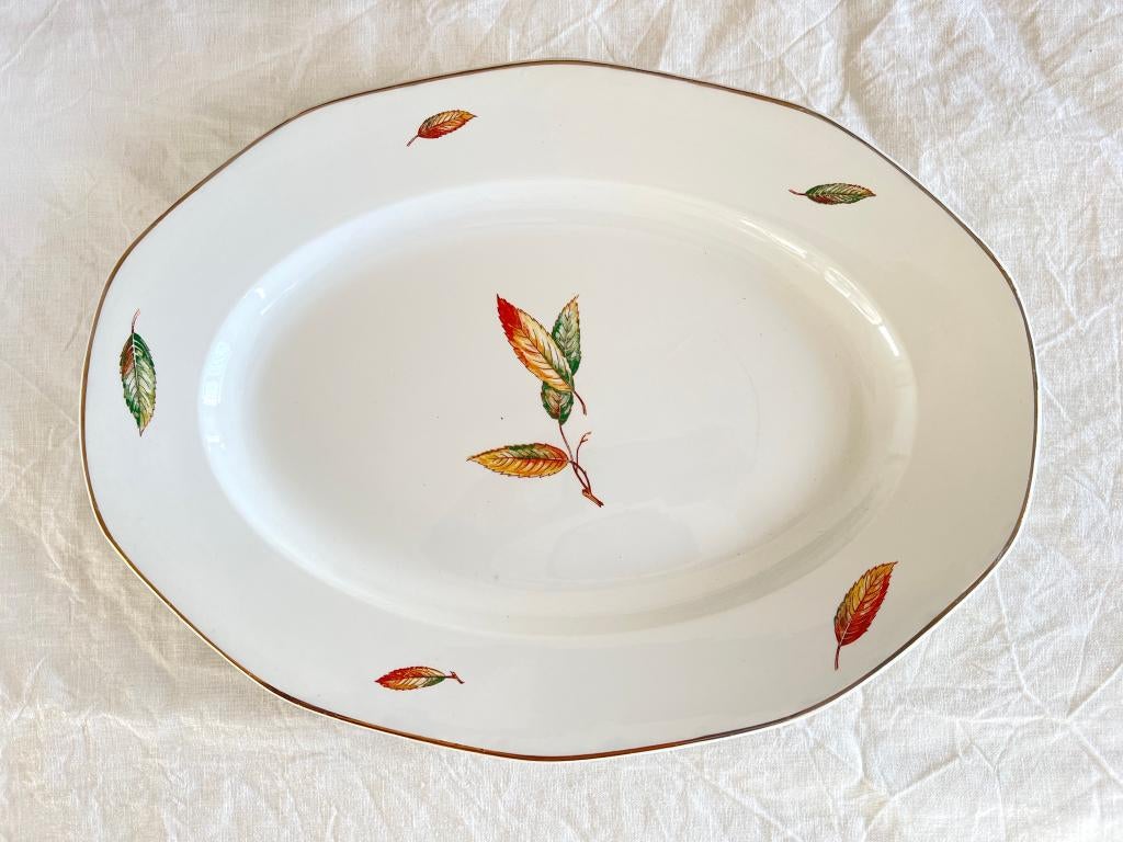 Plat ovale Digoin Sarreguemines Nemours, Ophalen of Verzenden