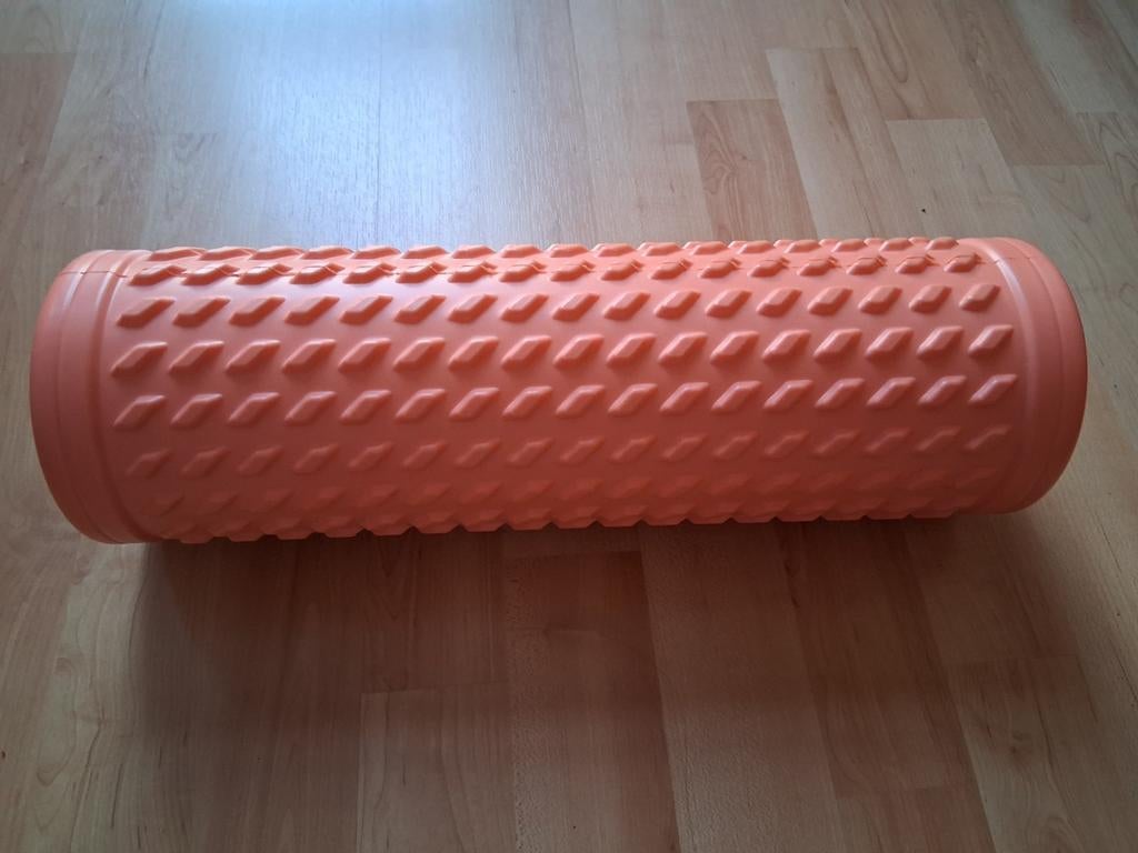 Rouleau de massage, dur - foam roller corail, Enlèvement, Comme neuf