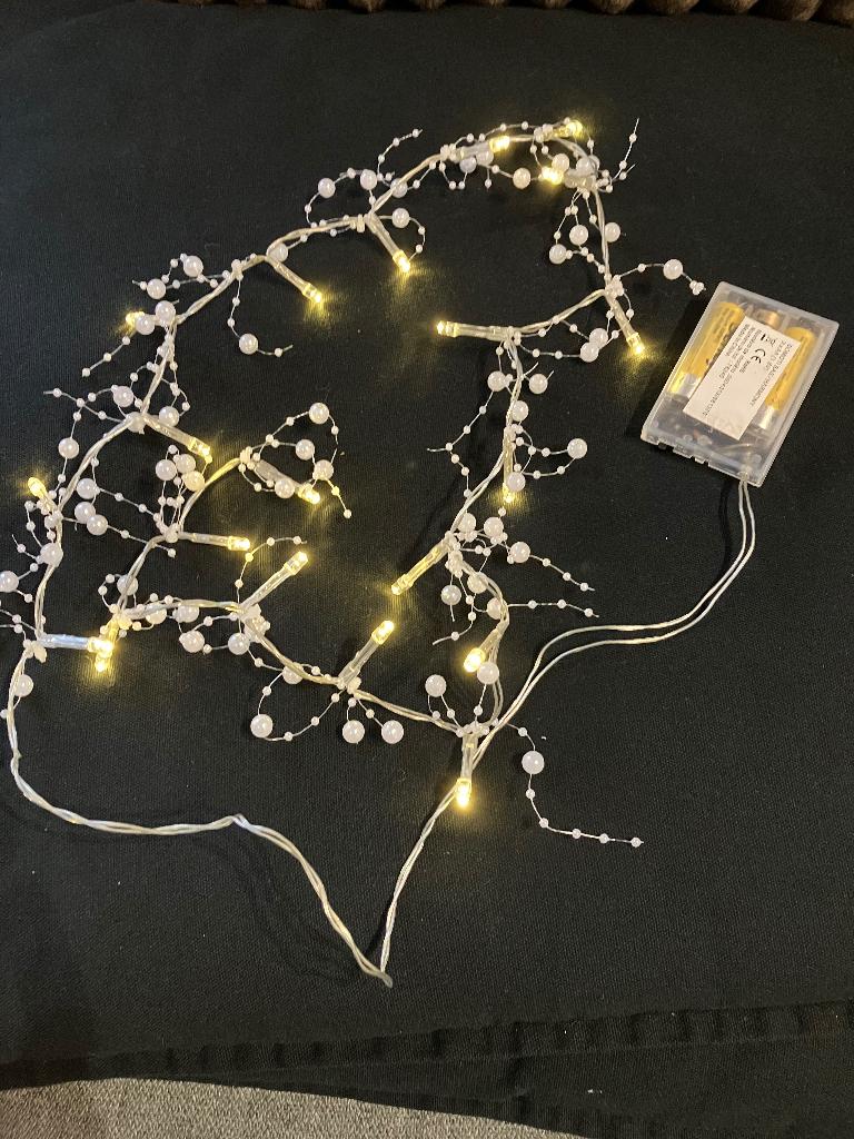 Lichtsnoer met pareltjes, Ophalen of Verzenden, Zo goed als nieuw