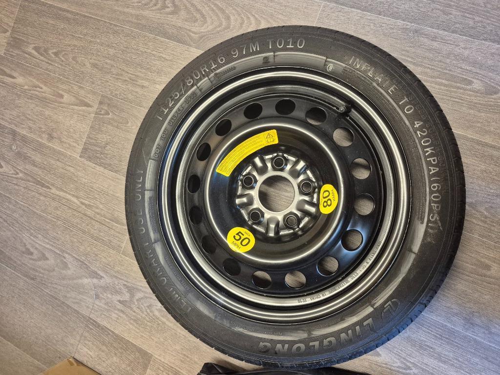 Reservewiel - thuiskomertje, Ophalen, Nieuw, Personenwagen, Banden en Velgen