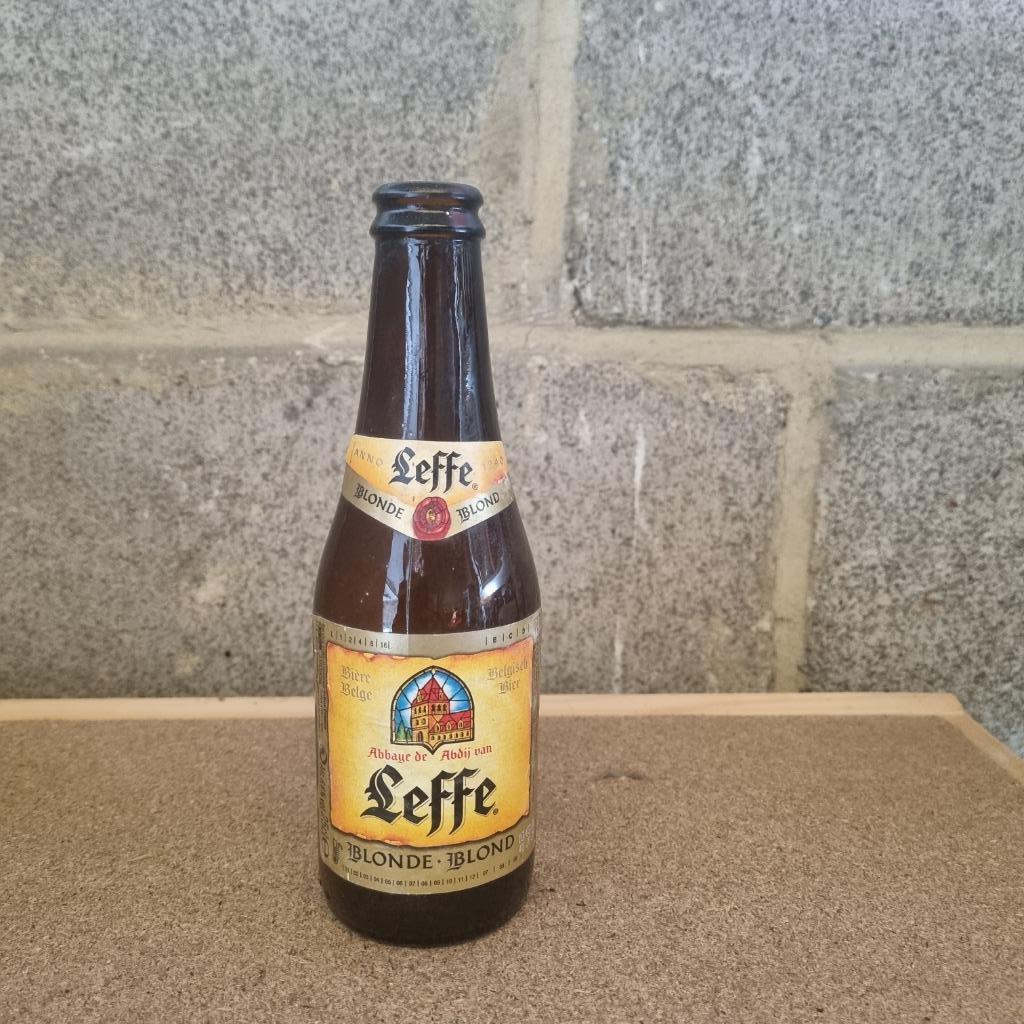 Bouteille de bière Leffe blonde blond, Collections, Enlèvement ou Envoi, Utilisé, Bouteille(s), Leffe