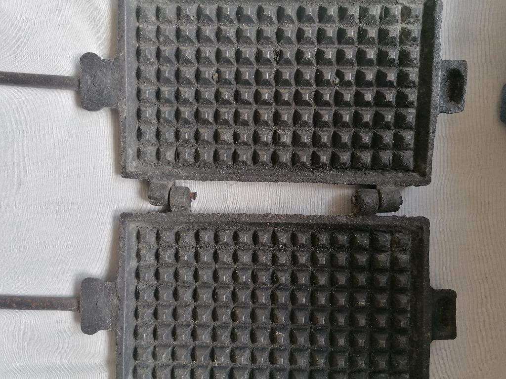 Moule à gaufre à la flamande., Enlèvement ou Envoi, Utilisé