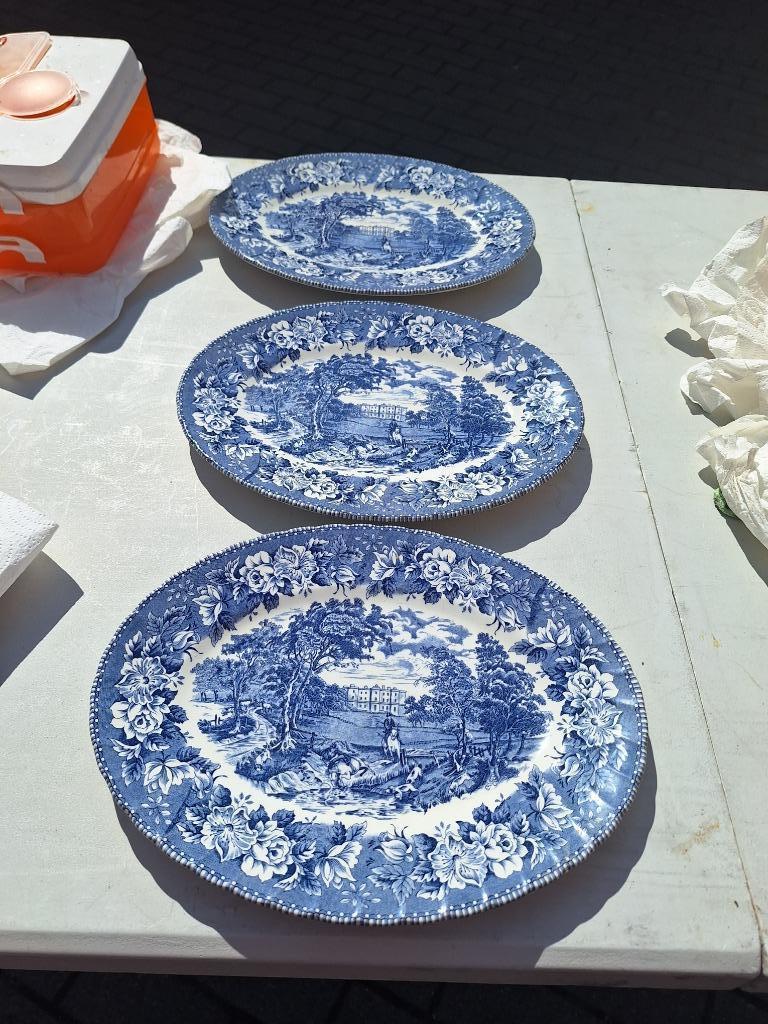 Plat oval H Ainsley "England Hermitage ", Enlèvement