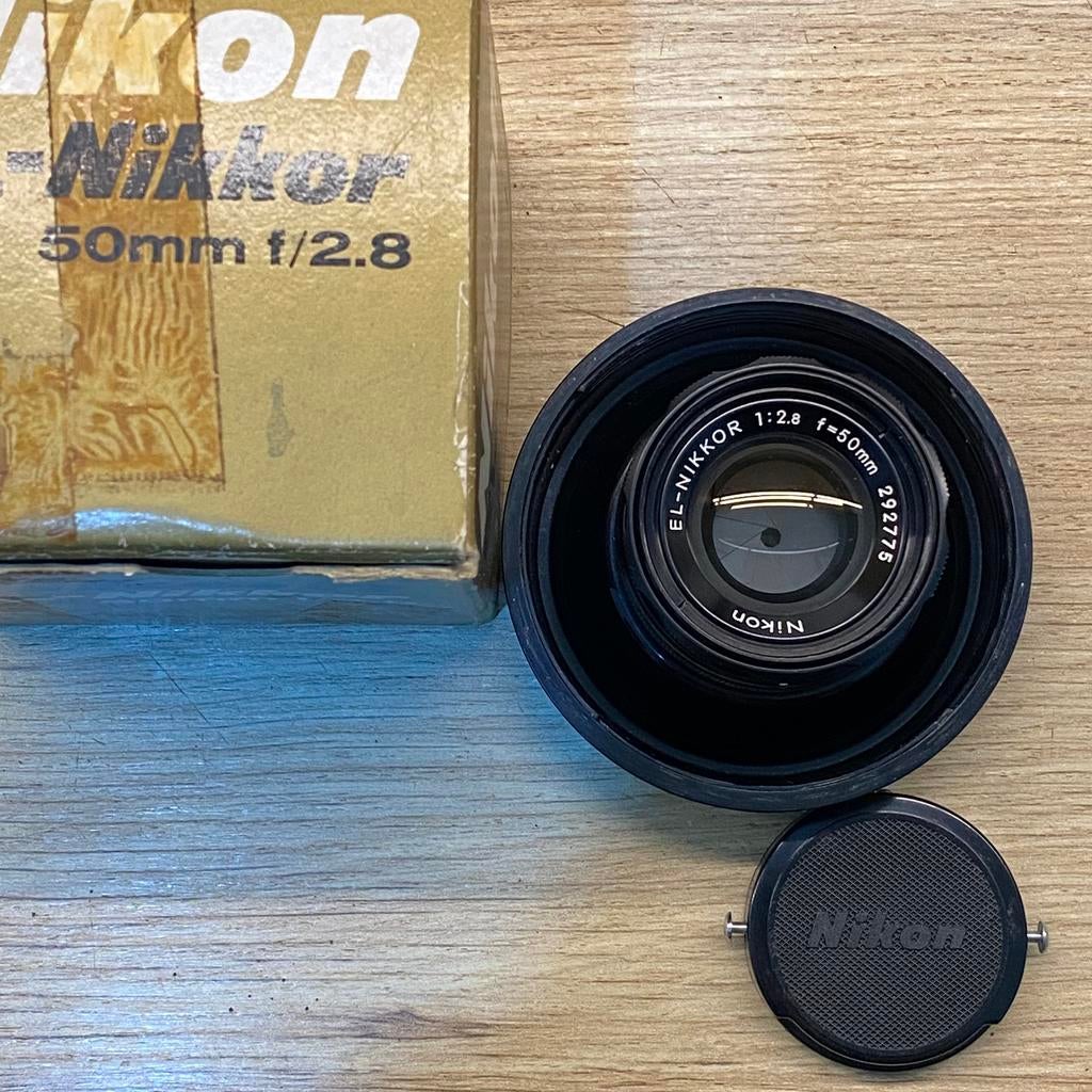 Nikon El-Nikkor 50mm f2.8, agrandissement *neuf, TV, Hi-fi & Vidéo, Enlèvement ou Envoi, Neuf