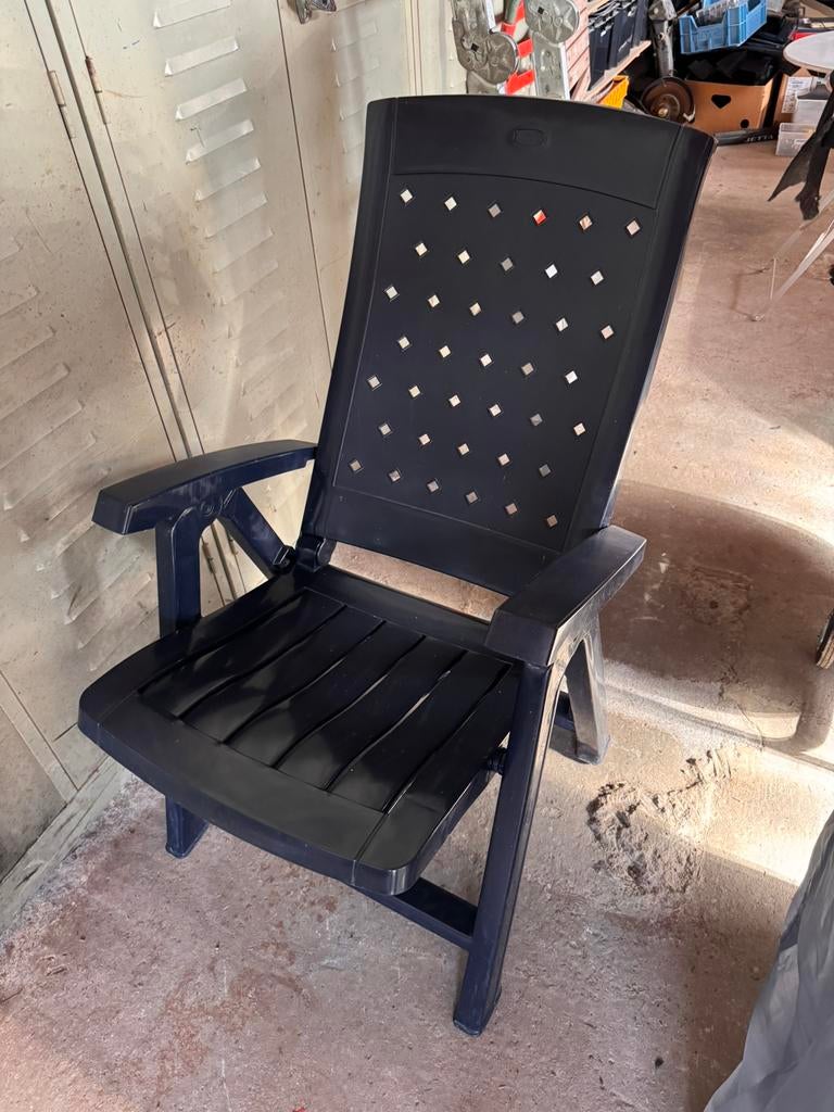 Chaise de jardin pliable, Jardin & Terrasse, Chaises de jardin, Enlèvement, Utilisé, Synthétique, Ajustable