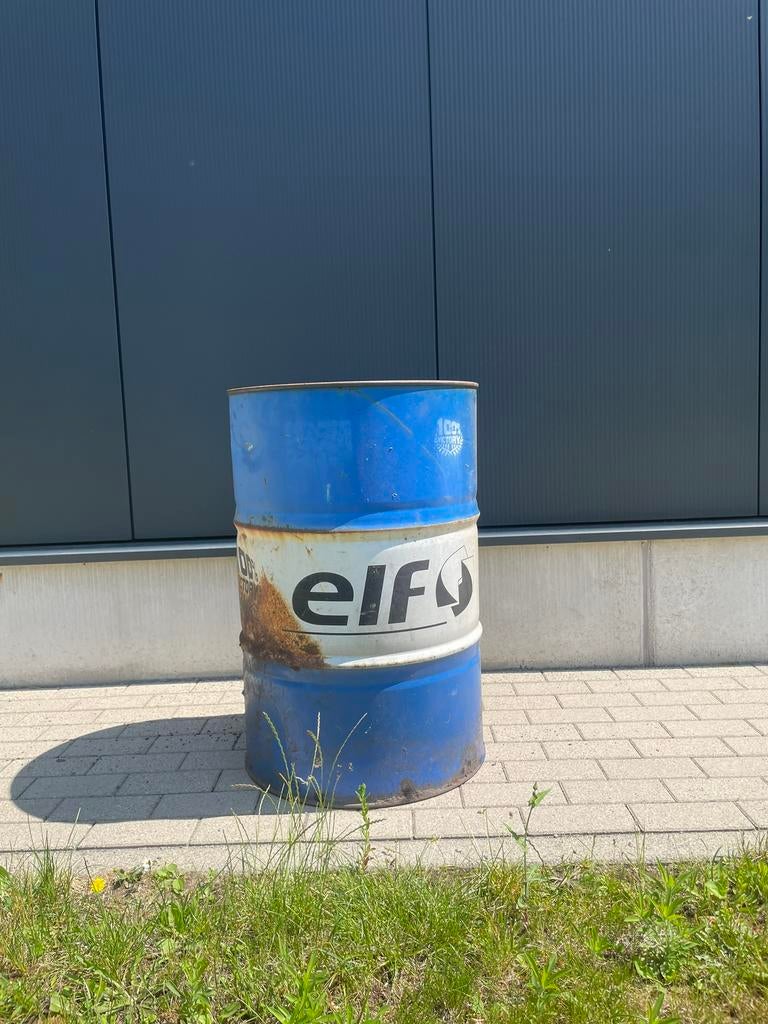 Olievat 200L vintage look, Tuin en Terras, Vuurkorven, Ophalen, Gebruikt