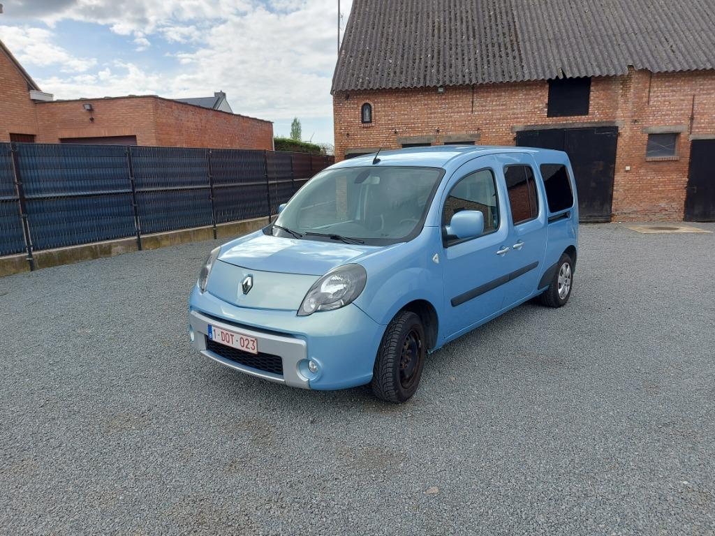 Renault kangoo 7pl 1,5dCi 110pk, Auto's, Renault, Voorwielaandrijving, Euro 5, 4 cilinders, Blauw