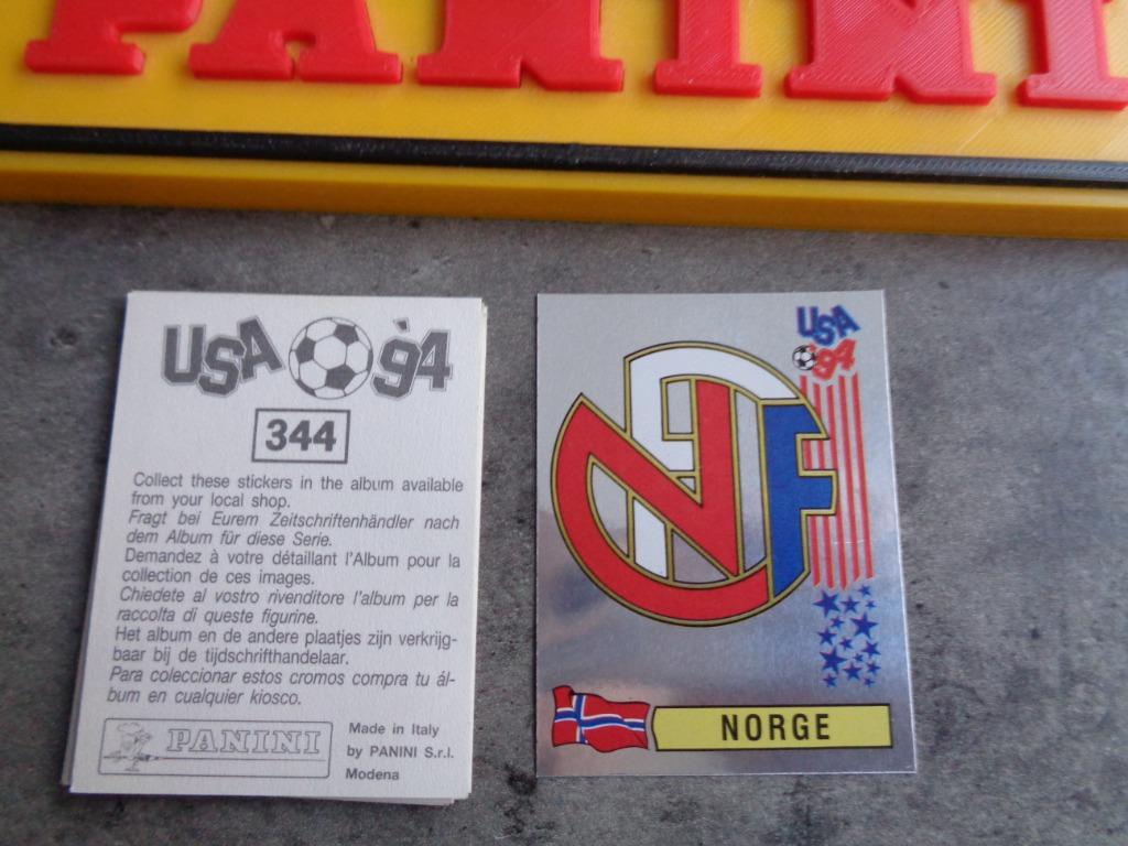 PANINI FOOTBALL AUTOCOLLANT COUPE DU MONDE 94 USA EMBLÈME DE, Enlèvement ou Envoi, Autocollant
