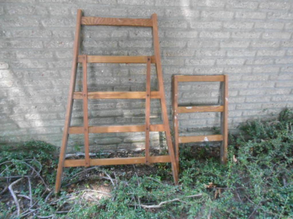 échelle d'escalier en bois H110 et H70, Enlèvement, Utilisé, Échelle, Moins de 2 mètres