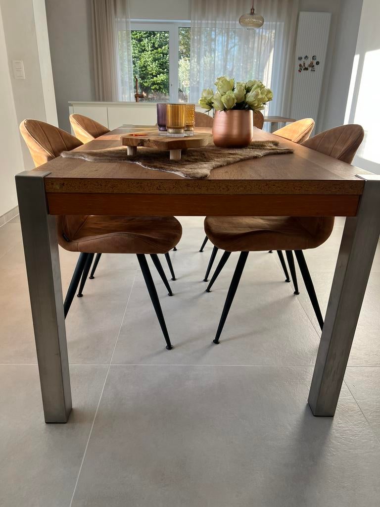 Eetkamertafel zonder stoelen, Ophalen, Zo goed als nieuw