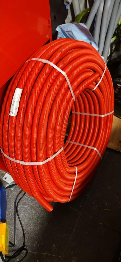 Rouleau PEX Henco de 100 m en 20 mm de diamètre gainé rouge, Enlèvement, Neuf