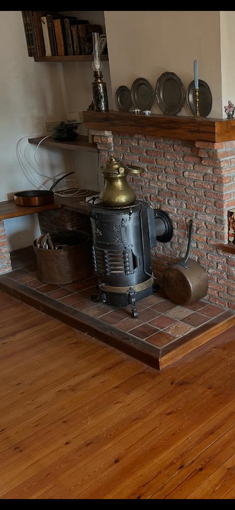 Poêle à bois et à charbon, Maison & Meubles, Comme neuf, Enlèvement, Bois, Autoportant