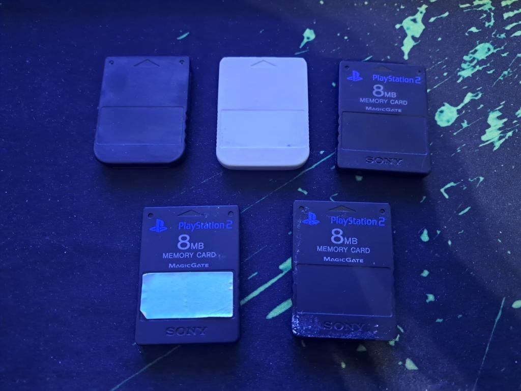 Memory card Ps 1 en Ps 2, Enlèvement ou Envoi, Utilisé