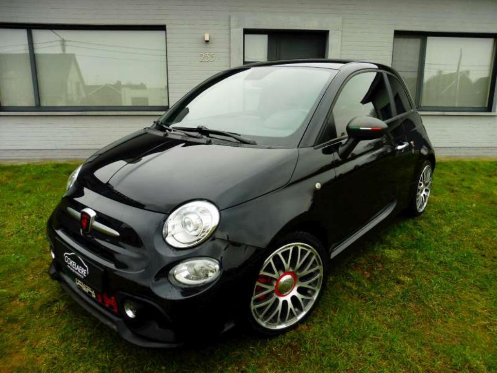 Abarth 595 Turismo Leder/Navi/Xenon/CarPlay/Parkeerhulp/DAB, Auto's, Voorwielaandrijving, 4 zetels, Euro 6, 4 cilinders