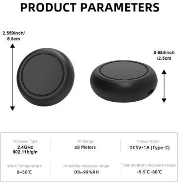 IR wifi smart remote werkt met Tuya Smart Life, slechts 10€, Audio, Tv en Foto, Afstandsbedieningen, Ophalen of Verzenden, Nieuw