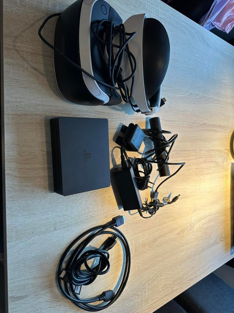 Ps4 vr set, Games en Spelcomputers, Virtual Reality, Ophalen, Gebruikt, VR-bril, Sony PlayStation