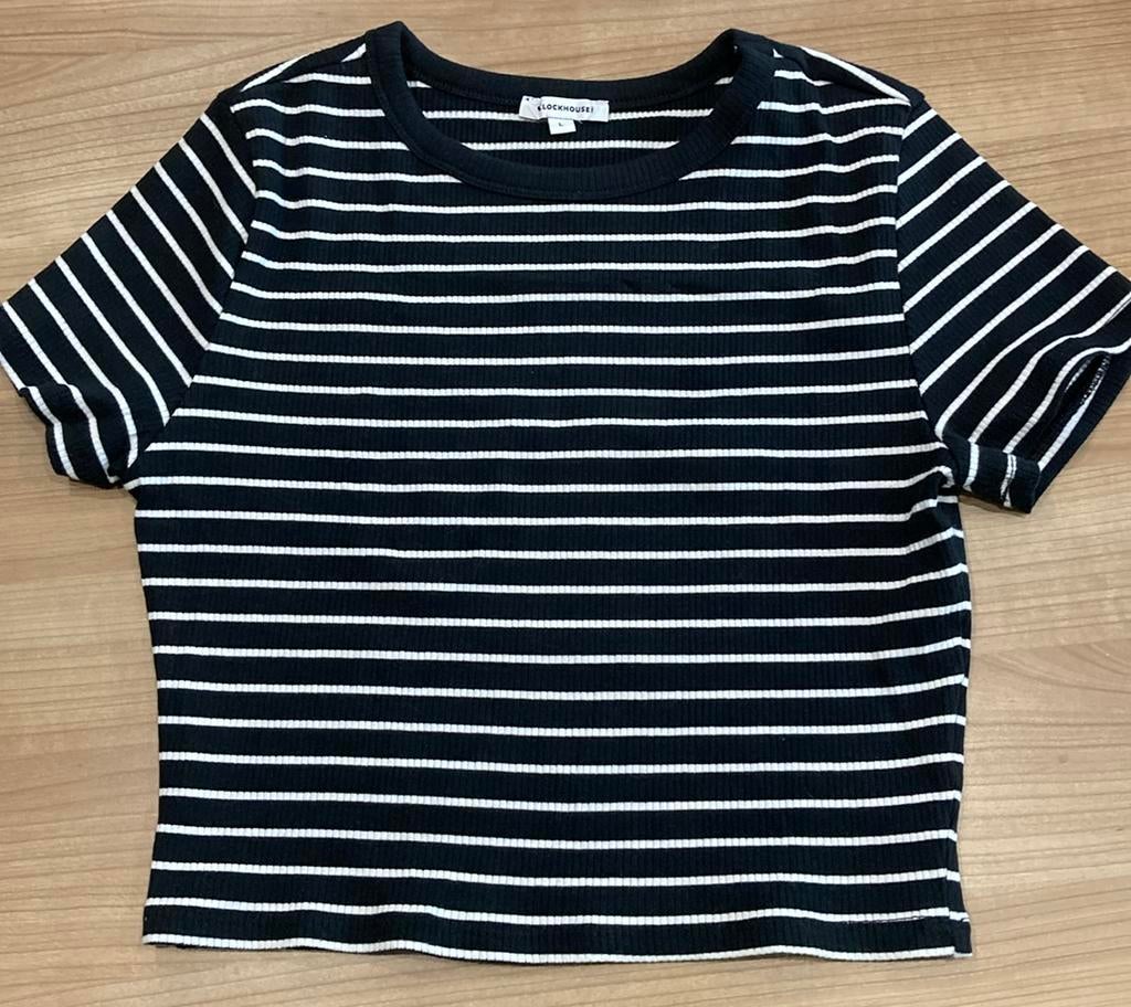 Crop top - tienercolkectie clock house maat L, Kinderen en Baby's, Kinderkleding | Overige, Ophalen, Zo goed als nieuw, C&A, Meisje