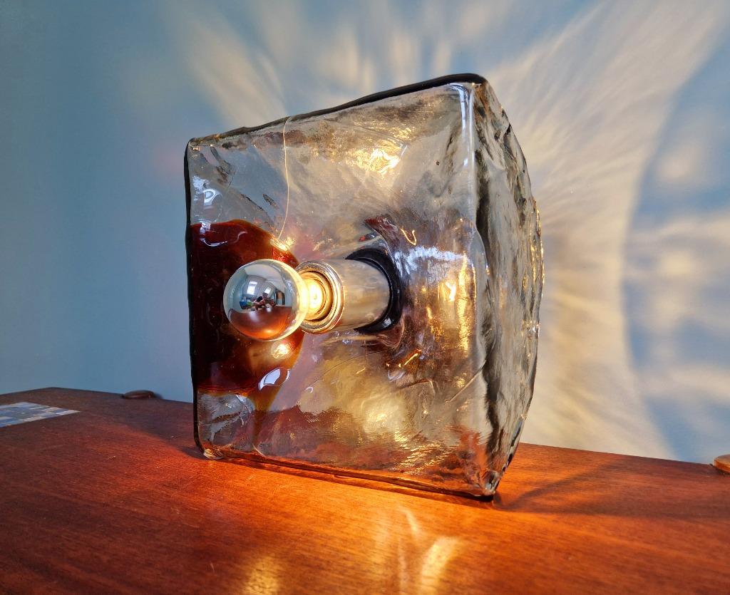 Plafonnier Mazzega en verre de Murano, 1960, Enlèvement ou Envoi