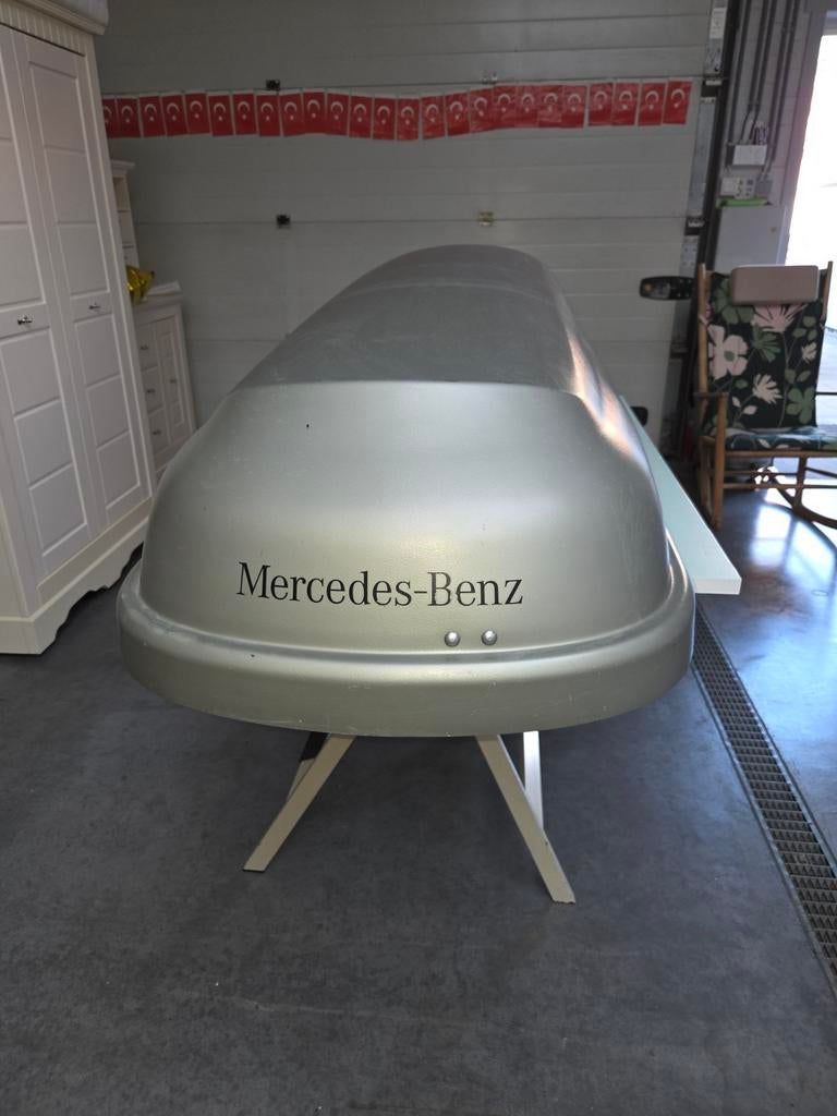 mercedes dakkoffer, Ophalen, Gebruikt