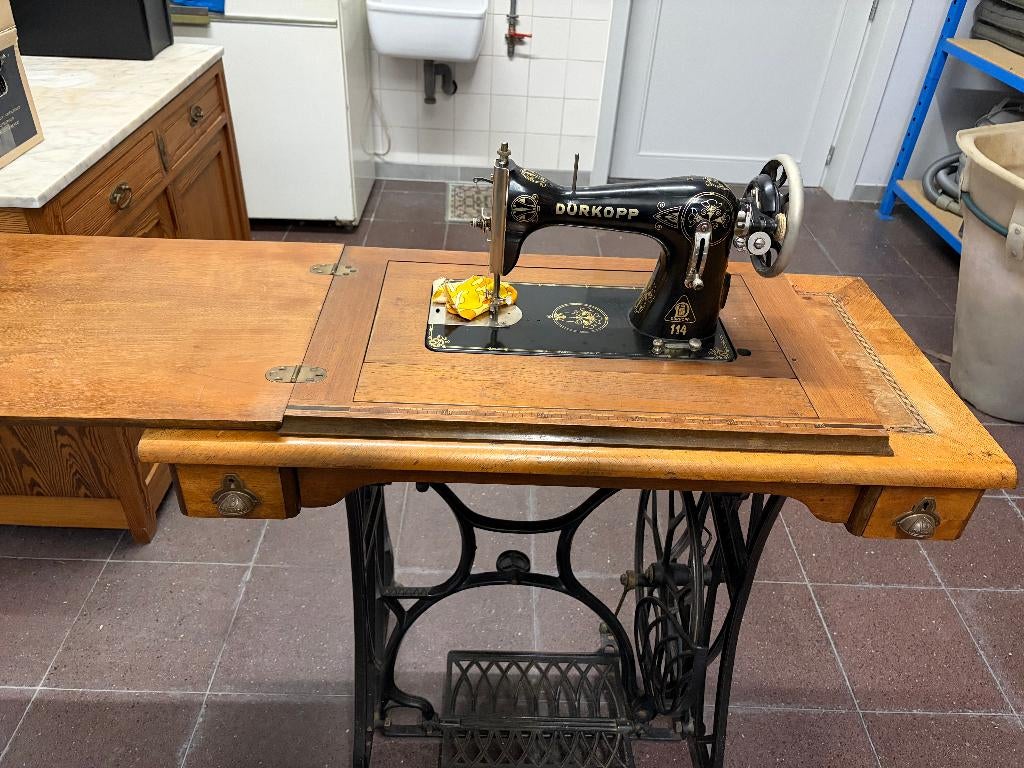 Durkopp naaimachine vintage, Ophalen