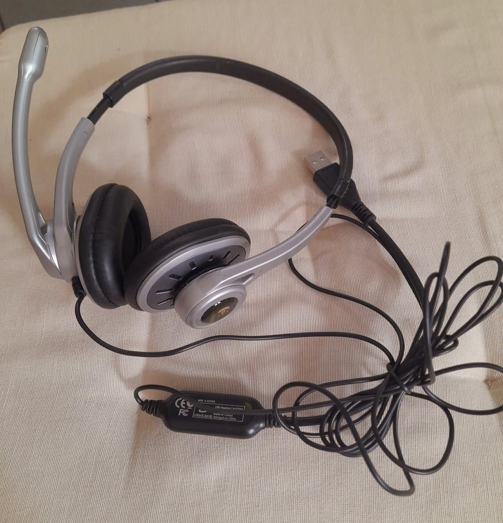 Logitech usb headset, Ophalen, Zo goed als nieuw