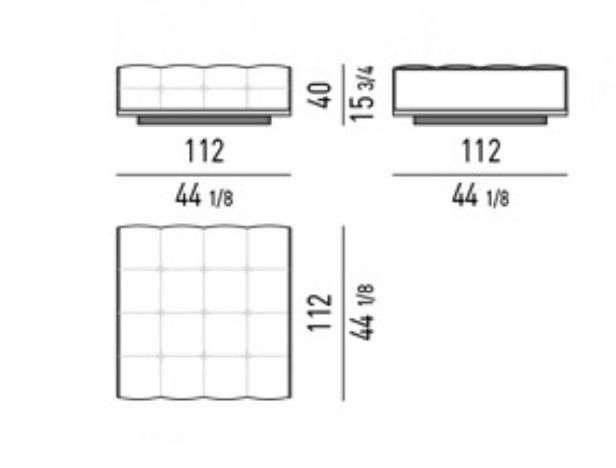 Minotti Lawrence Element Zwart Leder (2x) – NP: €14.000, Vierkant, 100 tot 125 cm, Leer, Ophalen of Verzenden