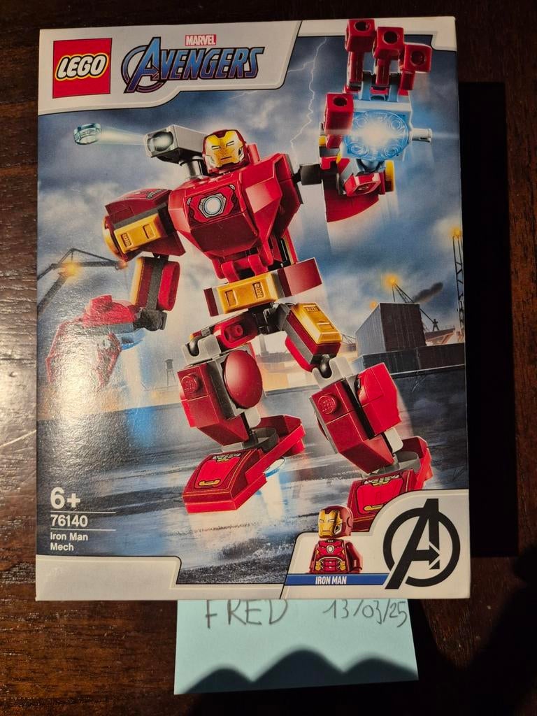 Lego Iron Man Mech 76140, Ophalen, Nieuw, Lego
