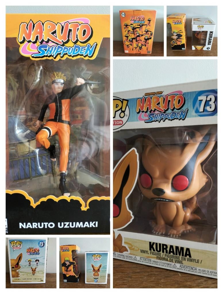 DEUX figurines :  personnages de NARUTO, Enlèvement, Neuf, Autres types