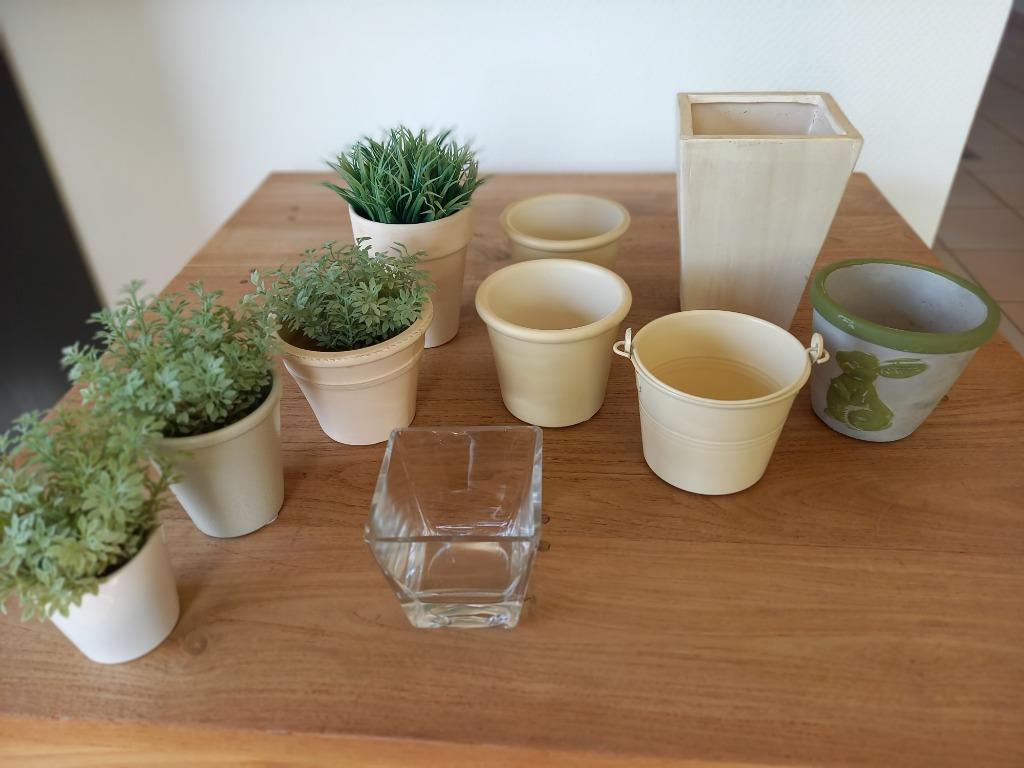 verschillende bloempotten, Ophalen of Verzenden, Zo goed als nieuw, Aardewerk, Binnen