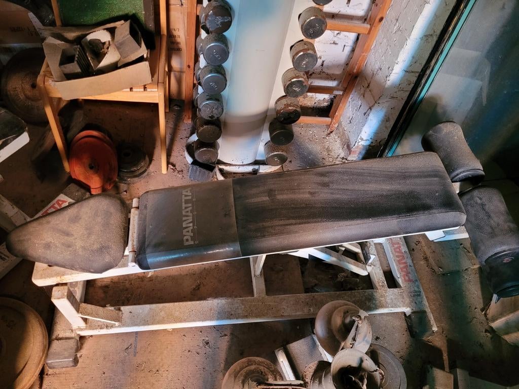 Panatta banc abdominaux réglable + décliné, Sports & Fitness, Enlèvement, Abdominaux