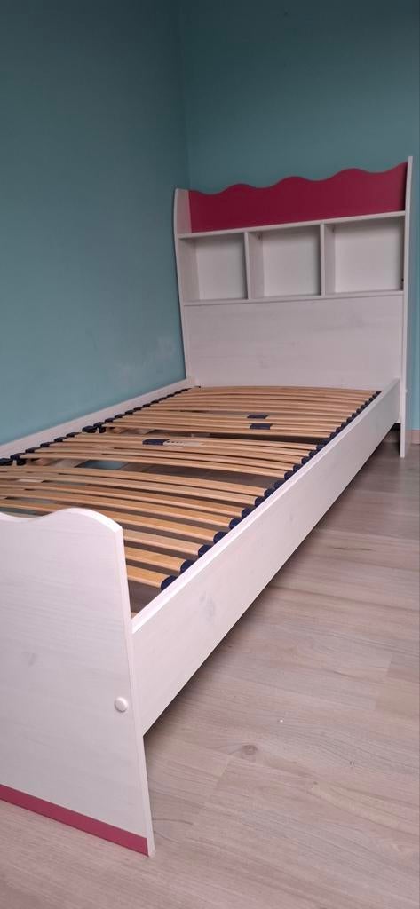 Meisjesbed 200x90, Ophalen, 85 tot 100 cm, Gebruikt, Lattenbodem