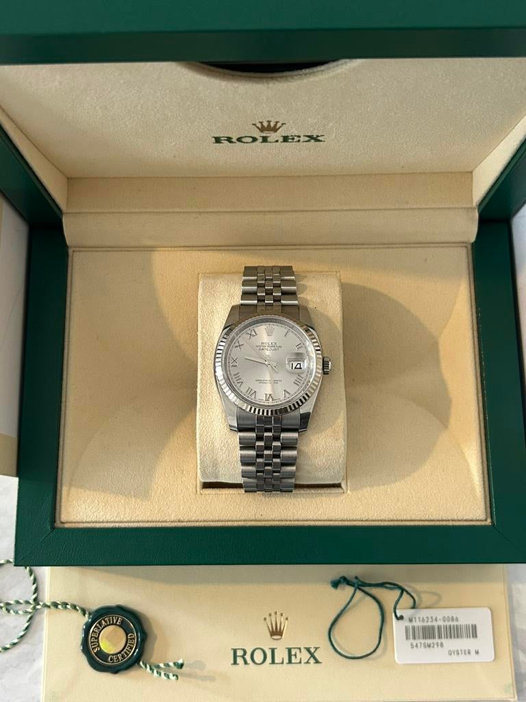 Rolex Datejust, Montre-bracelet, Rolex, Enlèvement ou Envoi, Acier