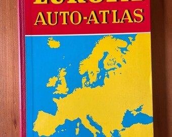 Europa auto atlas hallwag, Livres, Atlas & Cartes géographiques, Enlèvement ou Envoi, Utilisé, Europe autre, Carte géographique