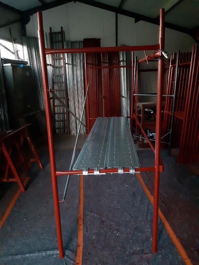 Grote gevelstelling 150m2, Doe-het-zelf en Bouw, Ophalen, Zo goed als nieuw