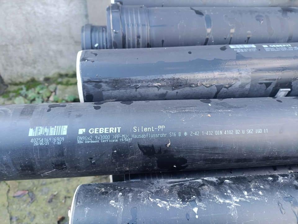 Tuyau Geberit PP DIAMETRE 90 3M, Bricolage & Construction, Enlèvement, Neuf