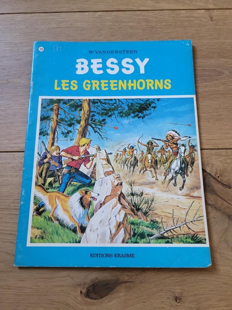 Bessy - 118. Les greenhorns, Boeken, Gelezen, Eén stripboek, Ophalen of Verzenden, Studio Vandersteen