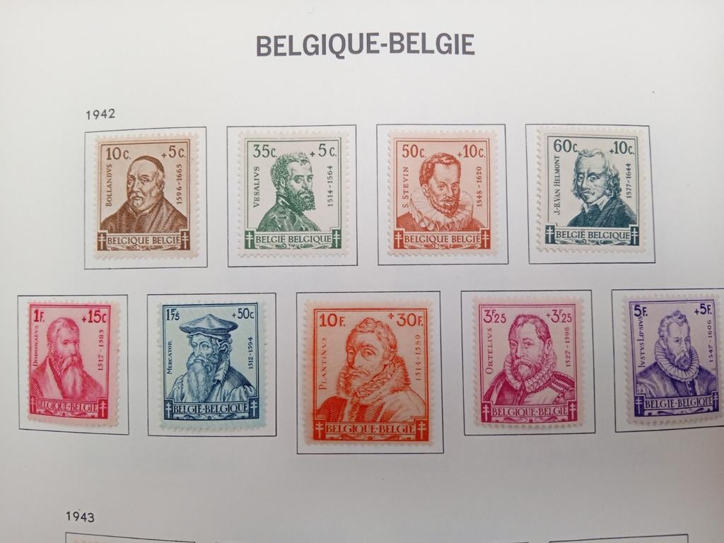 België postzegels nr 593/601**, Postzegels en Munten, Postzegels | Europa | België, Ophalen of Verzenden, Postfris