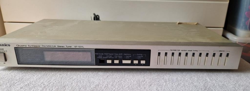 Technics ST-S31L Hifi-tuner voor vintage gebruik - FM/MW/LW, Ophalen, Zo goed als nieuw