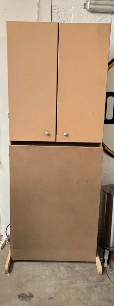 Houten dartskast ideaal voor mancave, Ophalen, Zo goed als nieuw